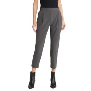 All Saints Aleida Jersey Crop Trousers in Smoke Grey Size 4